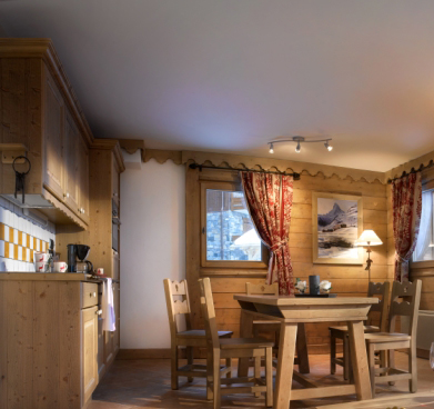 Kitchen/Dining - Les Granges du Soleil- La Plagne