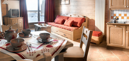 One Bedroom Cabin Apartment - Le Coeur d'Or - Bourg St Maurice - Les Arcs - France