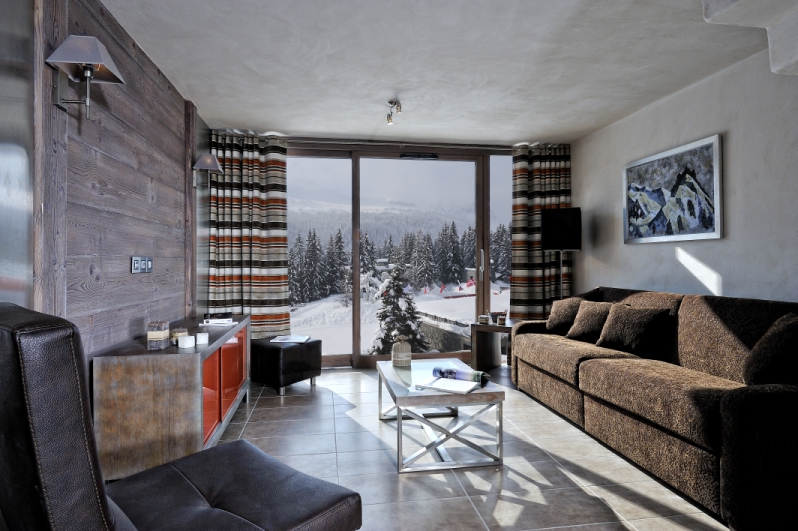 An artist's impression of an apartment in Le Centaure - Flaine - France