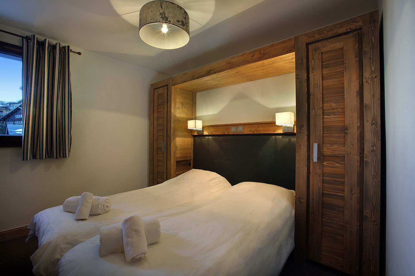 Twin beds in Arolles Les Arcs