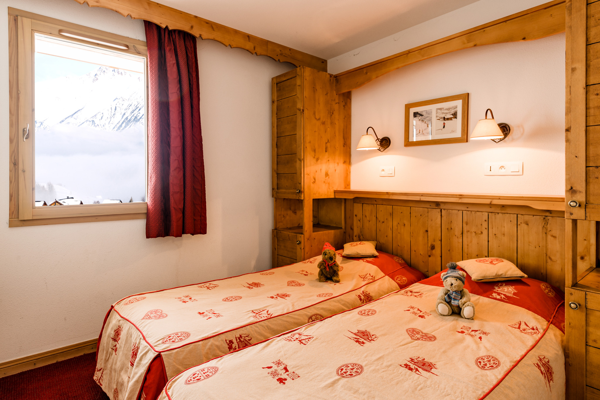 Les Hauts de Comborciere La Toussuire Twin Beds