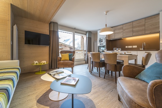 Chalets du Jardin Alpin Val d'Isere 2 bed 4-6