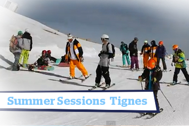 Summer sessions in Tignes