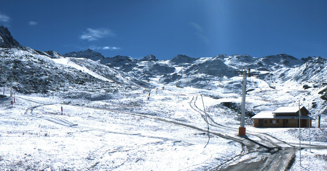 Snow in Val Thorens October 2012