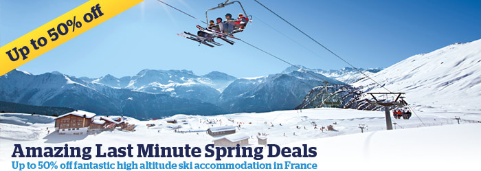 Last Minute Spring Deals - Up to 50% off