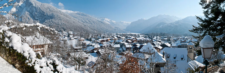 Snowy Samoens Village