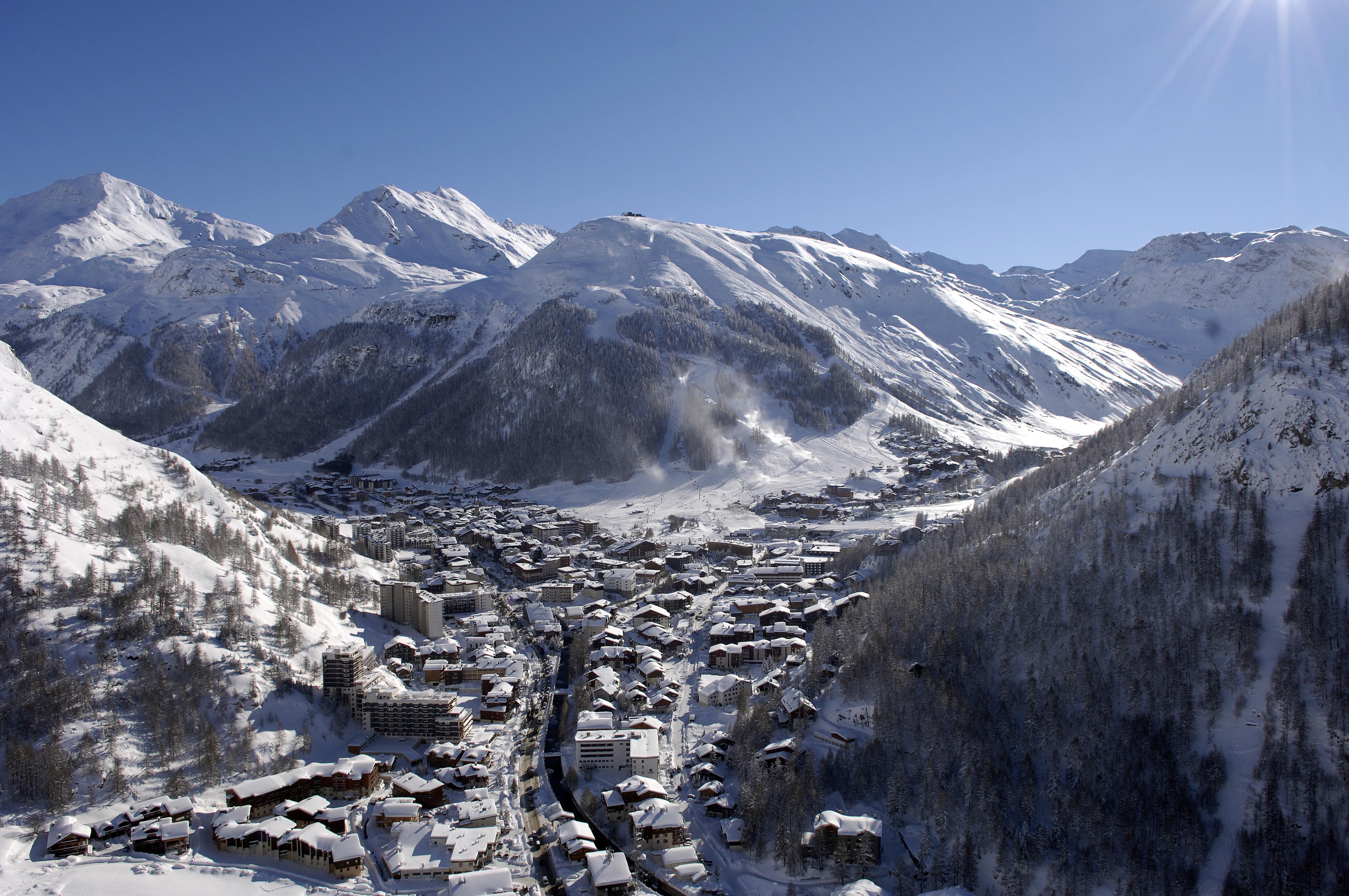 Val d'Isere and the Solaise Ski Area