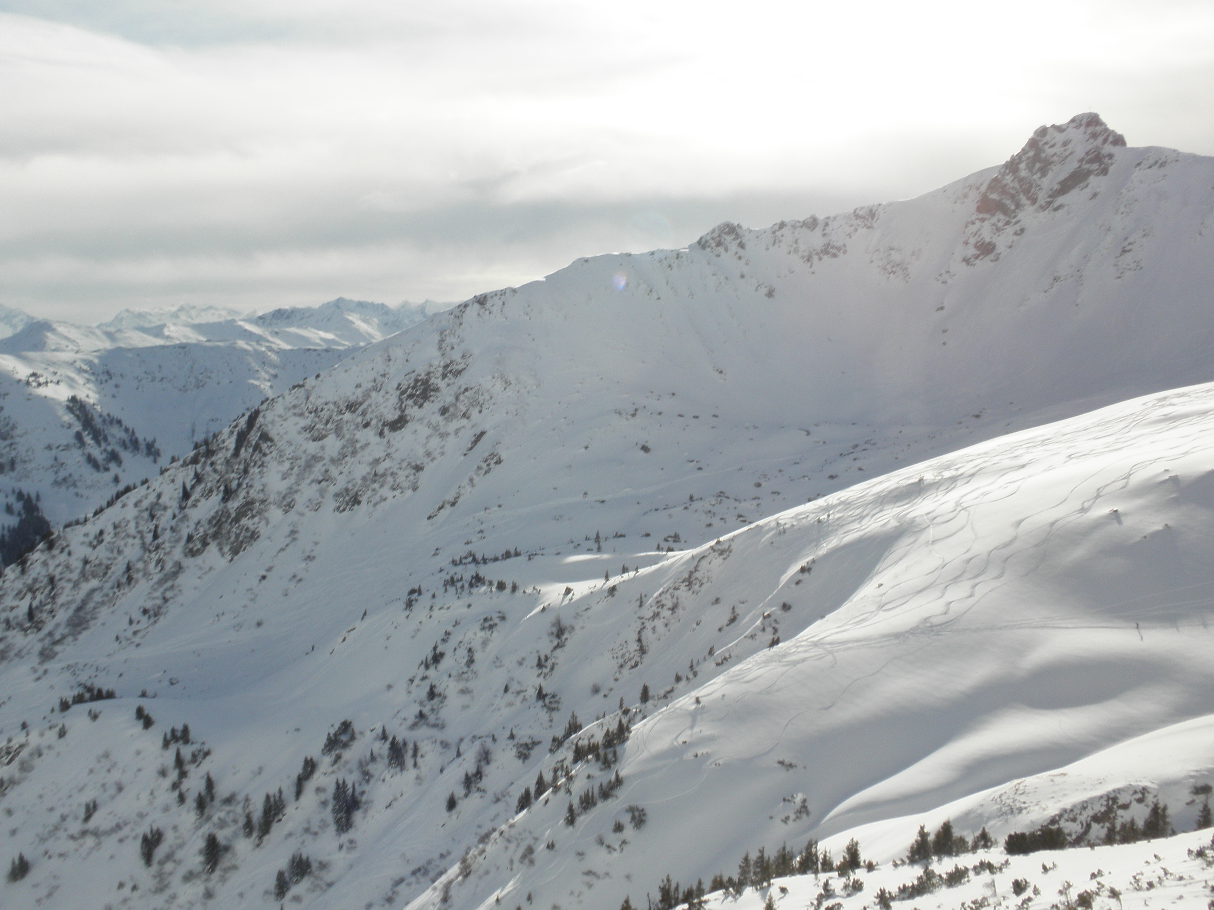 One Fieberbrunn's many bowls for off-piste skiing