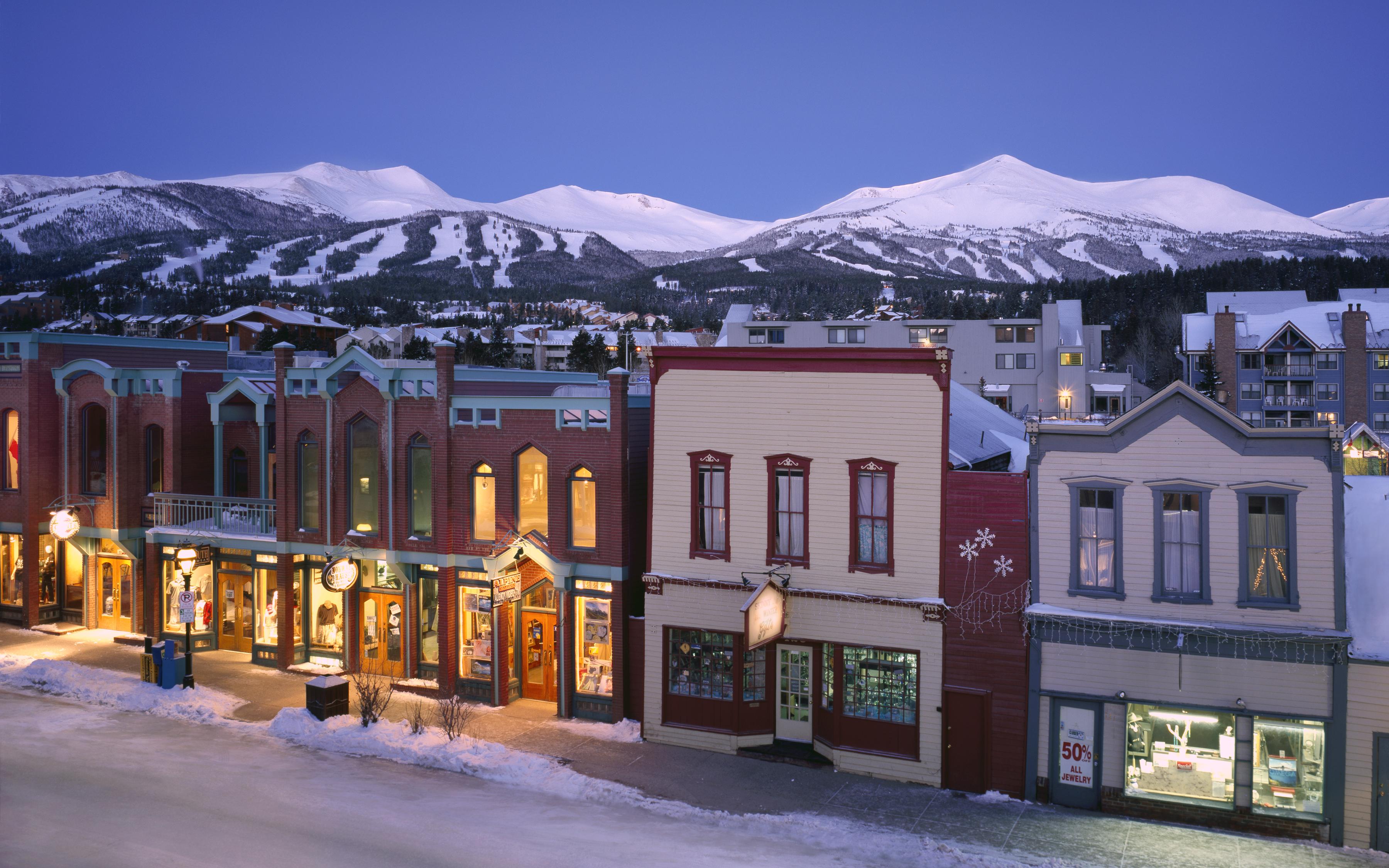 Breckenridge mid-winter