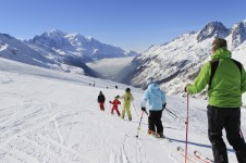 Vallorcine offers lots of opportunities for adults and kids to improve their technique