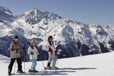 Amazing views of the Tarrentaise from the pistes of Sainte Foy