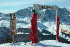 Try one of the snowparks in a neighbouring resort such as La Giettaz  