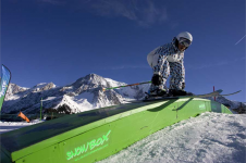 Rainbow box in Les Houches, one valley along from Saint Gervais