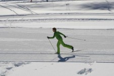 Glide along Samoen’s beautiful open cross country trails