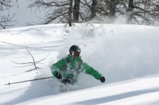 Tree skiing in Serre Chevalier