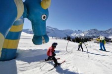 Learn to ski in Engelberg on picturesque nursery slopes with qualified instructors 