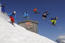 Great freeriding in St Anton, Austria.