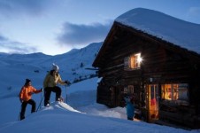 There’s no way better to see the Saas-Fee scenery than with a cross country ski outing