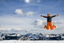 A fantastic ski resort for learning with many wide and easy greens and blues.
