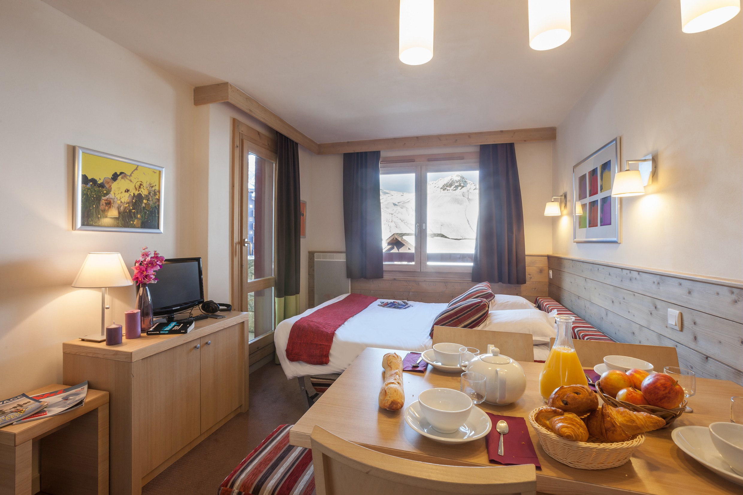 Example of a Studio Apartment at Résidence Les Gémeaux