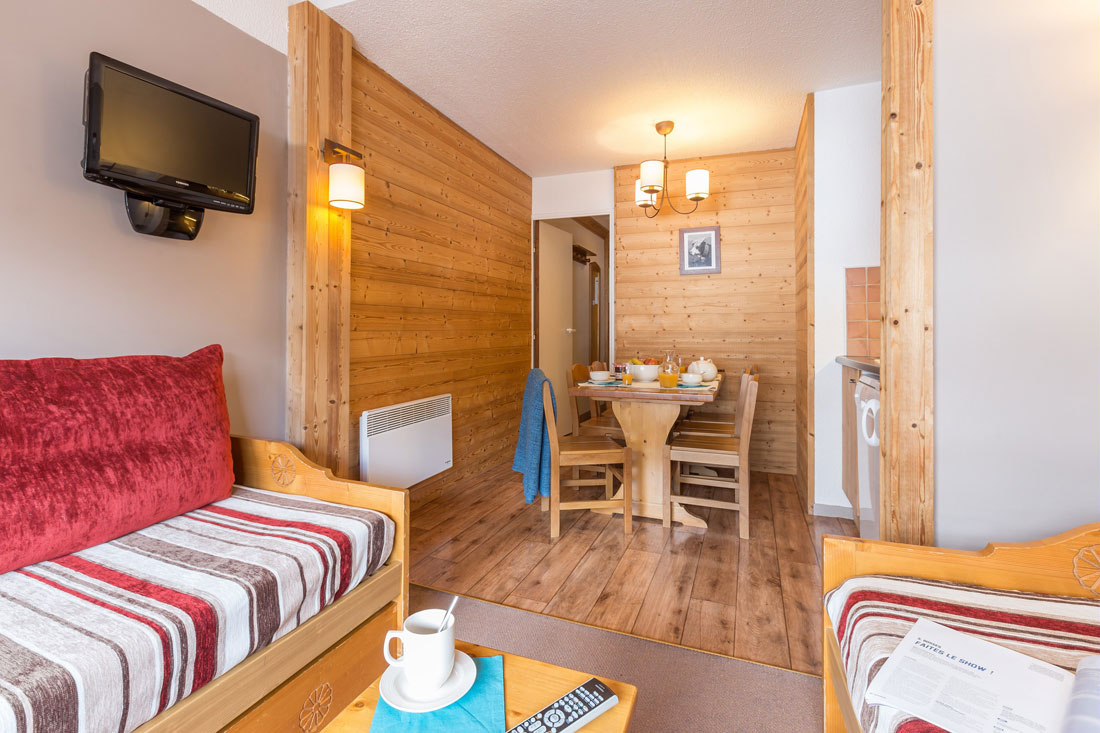 Studio apartment -Les Sentiers du Tueda-Meribel-France
