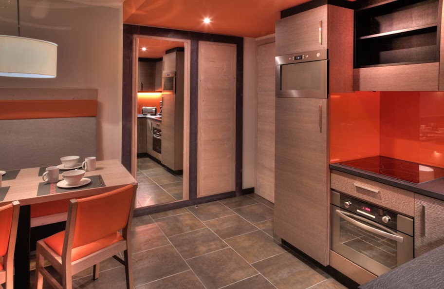 Residence Montana Plein Sud Kitchen Area