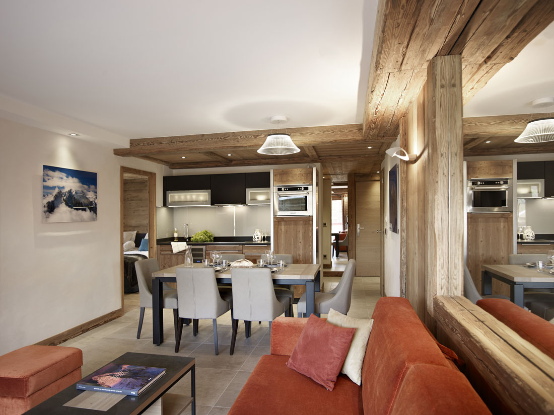 Kitchen dining area MGM Residence Alexane Samoens