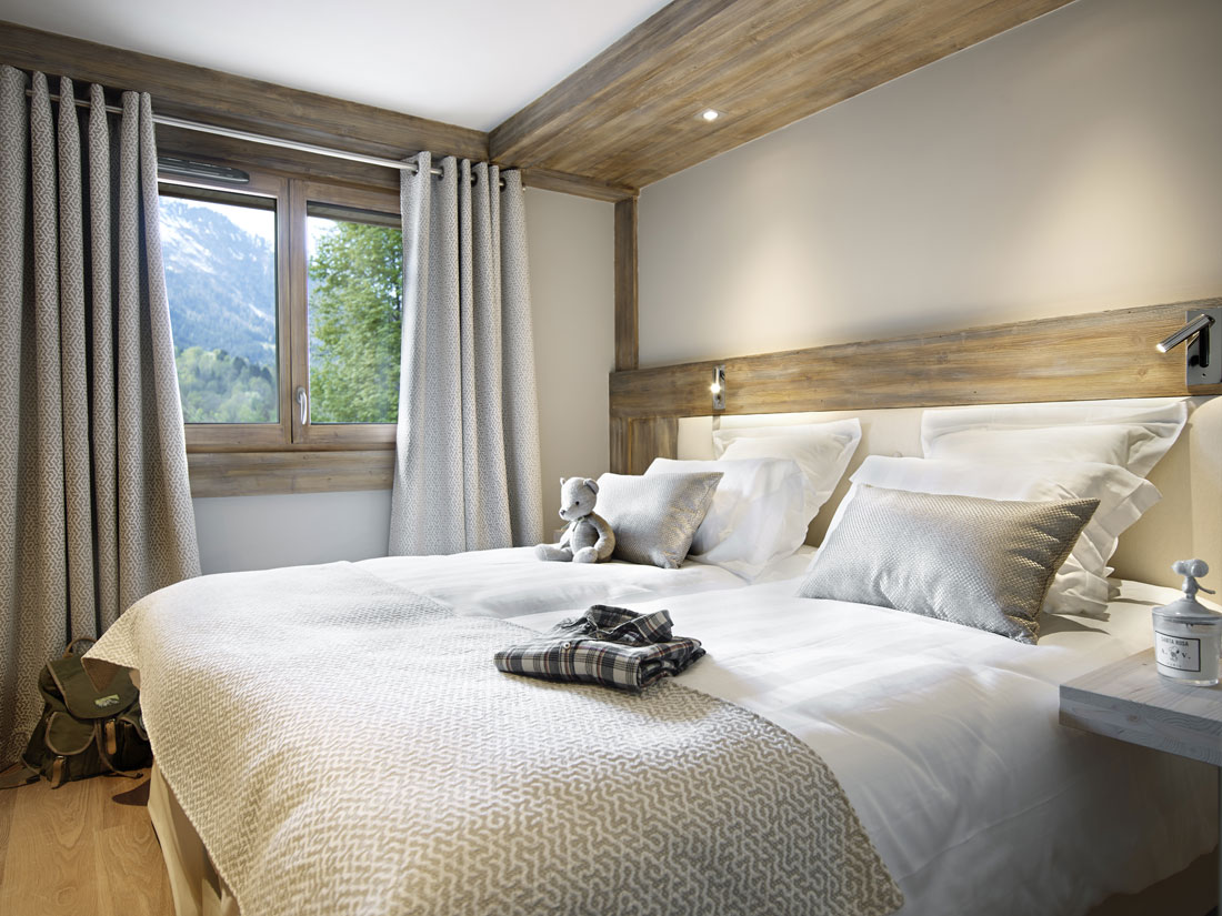 Double bedroom MGM Les Chalets Elena Les Houches
