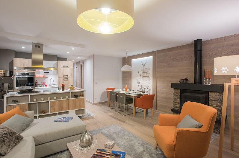 L'Hevana Meribel Lounge Kitchen