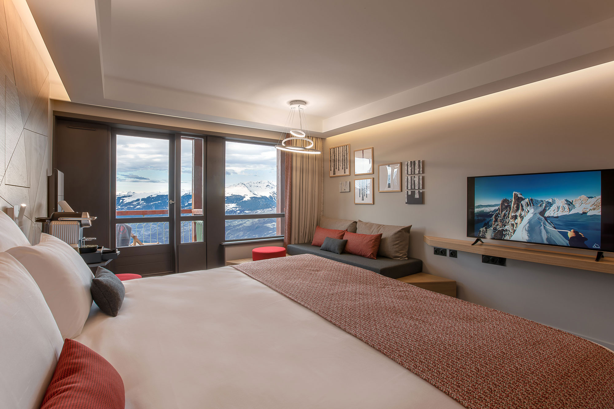 Balcony room with mountain view Mercure Arc 1800
