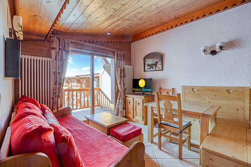 Les Arcs, Arc 1800, Le Roselend, 1 Bedroom Cabin sleep 3