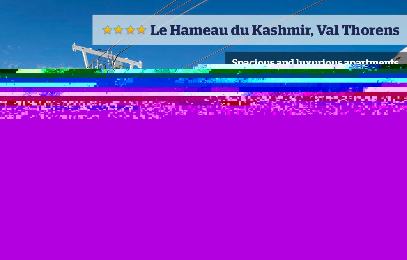 Le Hameau du Kashmir Offer